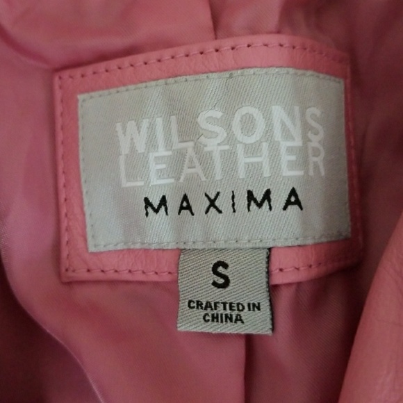 Pink leather jacket - Picture 2 of 3